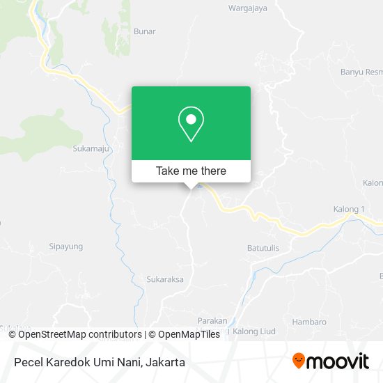 Pecel Karedok Umi Nani map