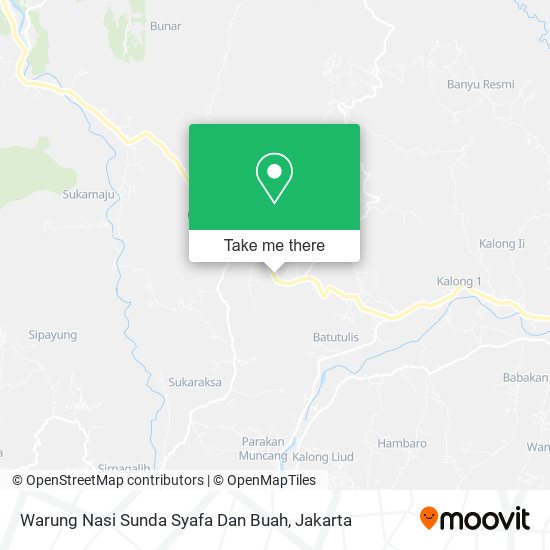 Warung Nasi Sunda Syafa Dan Buah map