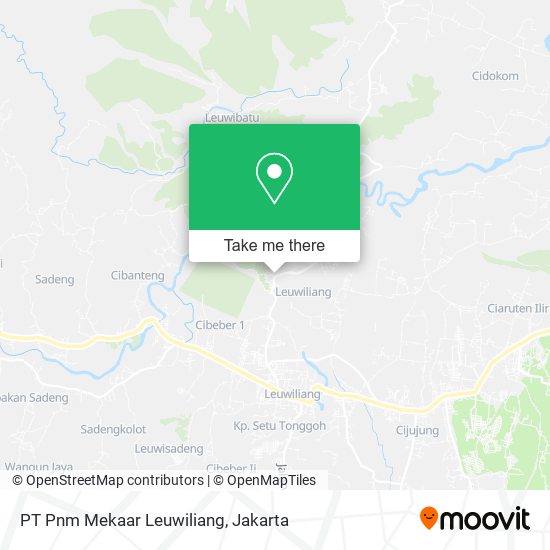 PT Pnm Mekaar Leuwiliang map