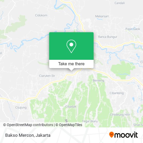 Bakso Mercon map