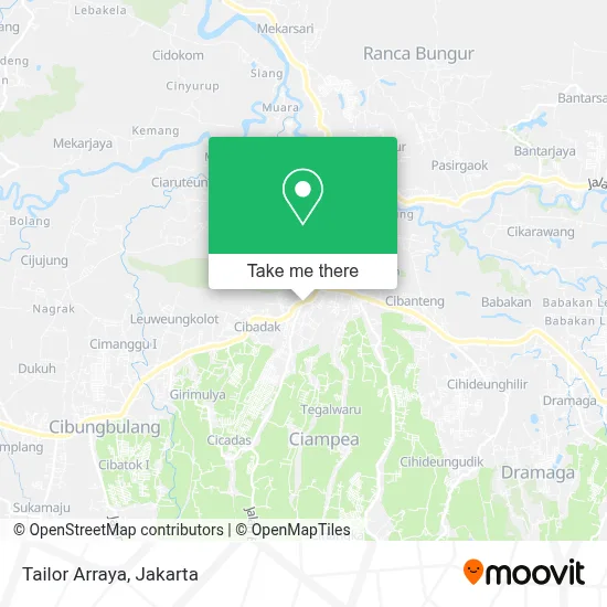 Tailor Arraya map
