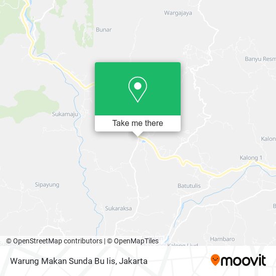 Warung Makan Sunda Bu Iis map