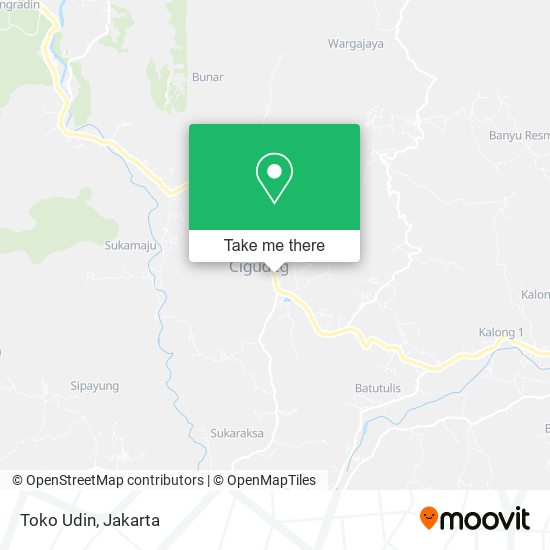 Toko Udin map