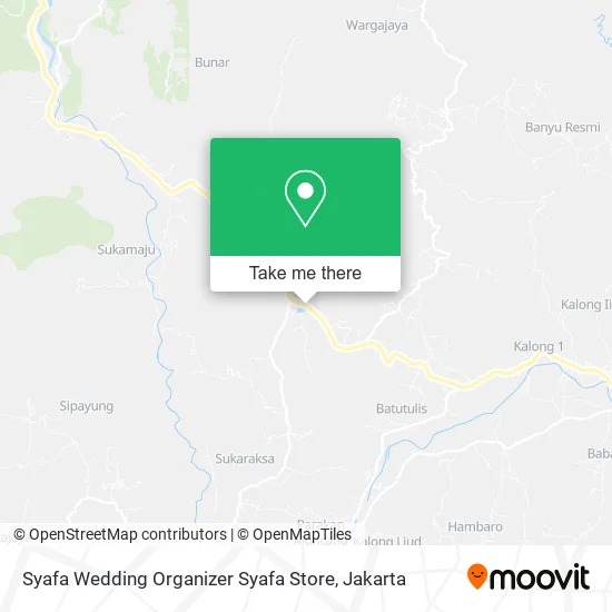 Syafa Wedding Organizer Syafa Store map