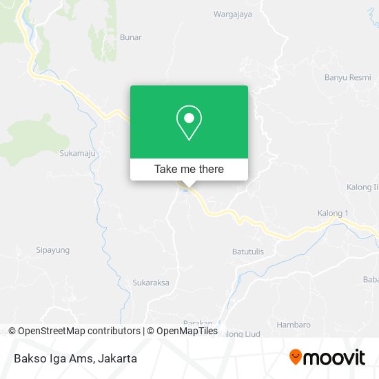 Bakso Iga Ams map