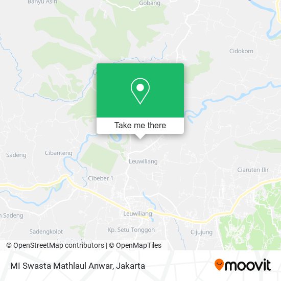 MI Swasta Mathlaul Anwar map
