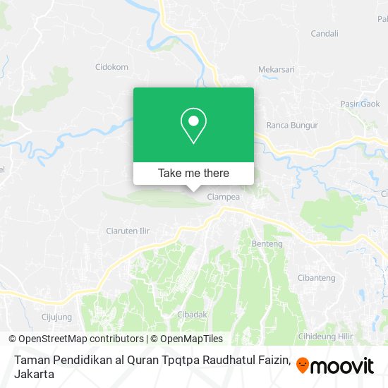 Taman Pendidikan al Quran Tpqtpa Raudhatul Faizin map