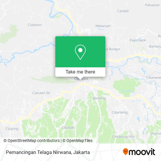 Pemancingan Telaga Nirwana map