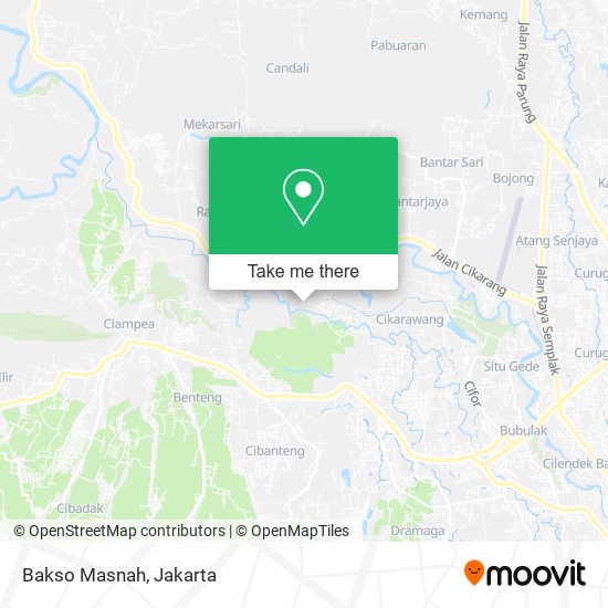 Bakso Masnah map