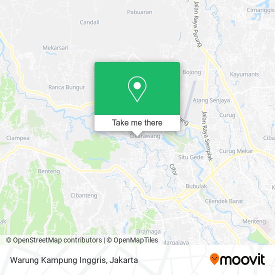 Warung Kampung Inggris map