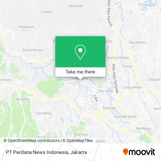 PT Perdana News Indonesia map