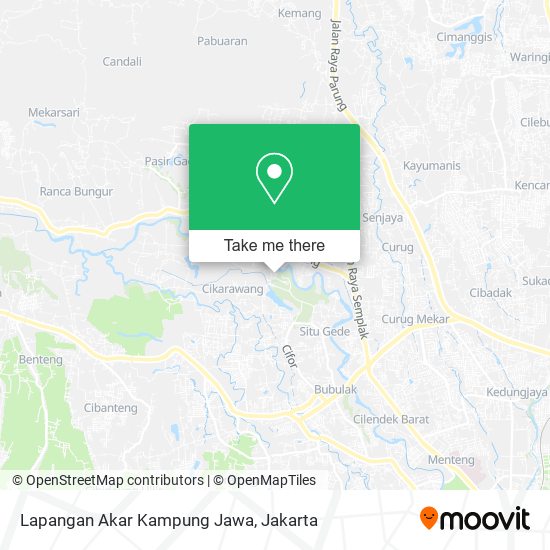 Lapangan Akar Kampung Jawa map