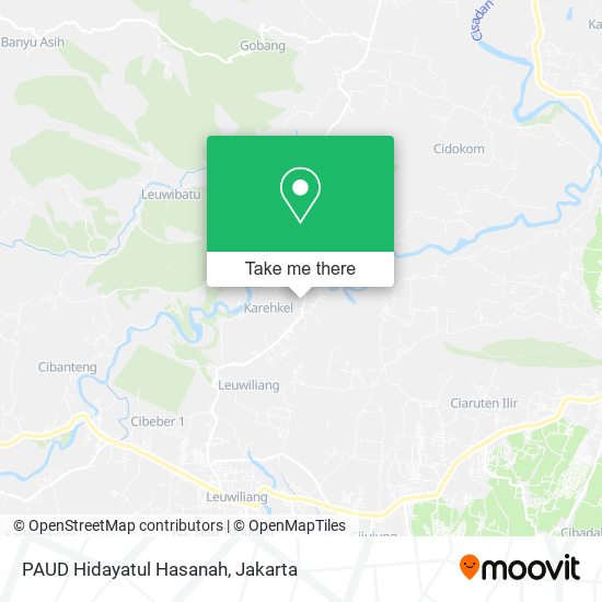 PAUD Hidayatul Hasanah map