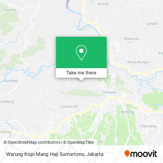 Warung Kopi Mang Haji Sumartono map