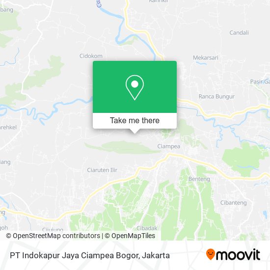 PT Indokapur Jaya Ciampea Bogor map