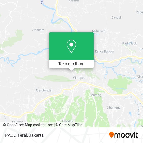 PAUD Terai map