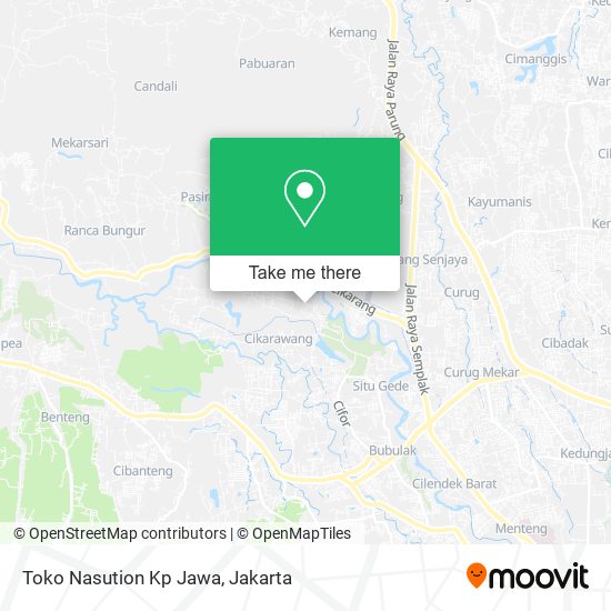 Toko Nasution Kp Jawa map