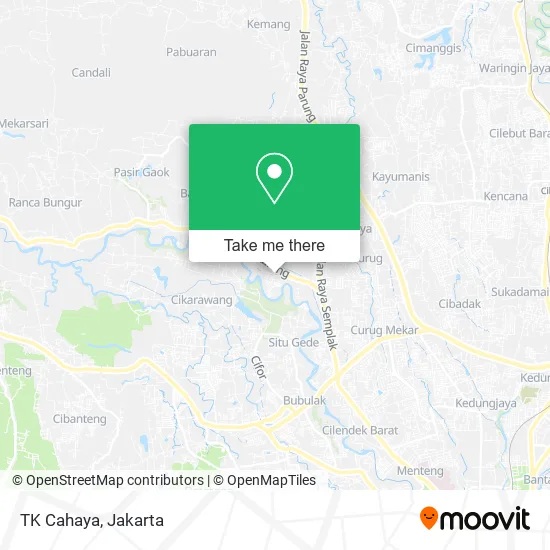 TK Cahaya map