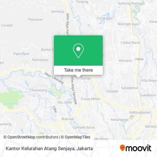 Kantor Kelurahan Atang Senjaya map