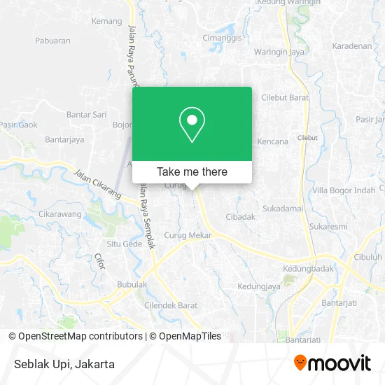 Seblak Upi map