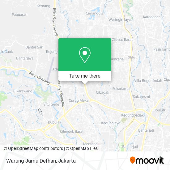 Warung Jamu Defhan map