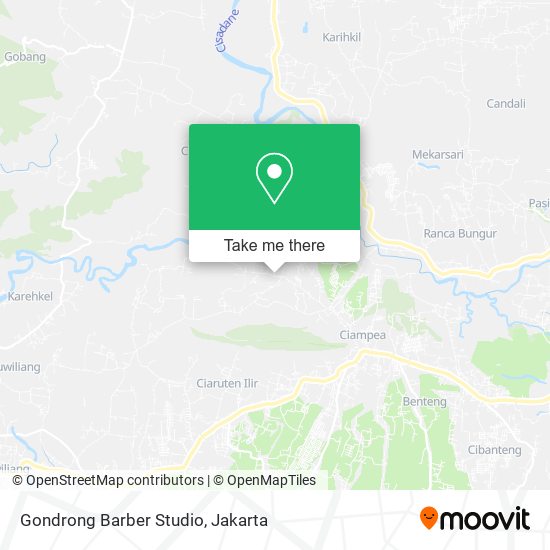 Gondrong Barber Studio map