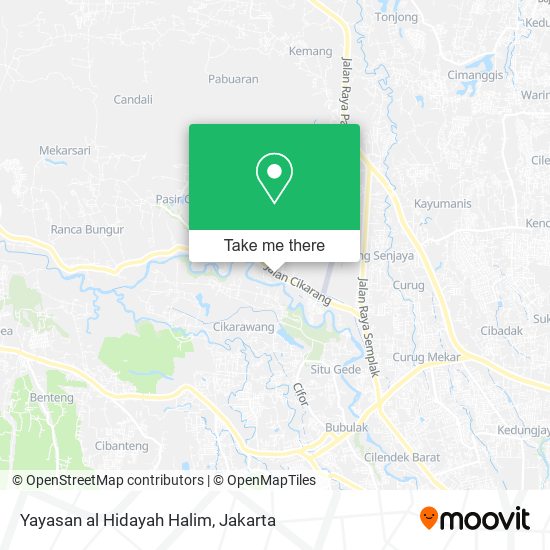 Yayasan al Hidayah Halim map