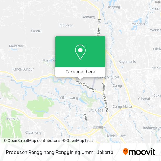 Produsen Rengginang Renggining Ummi map