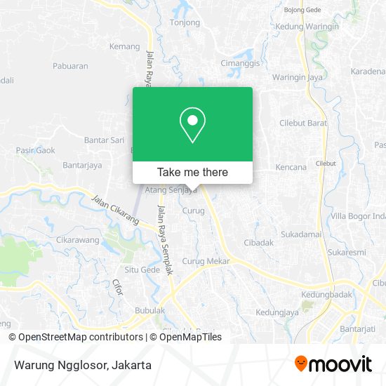 Warung Ngglosor map