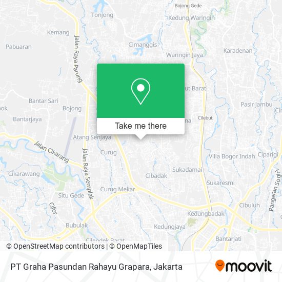PT Graha Pasundan Rahayu Grapara map