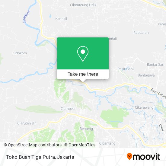 Toko Buah Tiga Putra map