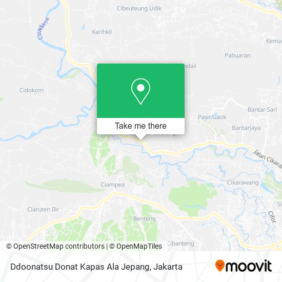 Ddoonatsu Donat Kapas Ala Jepang map