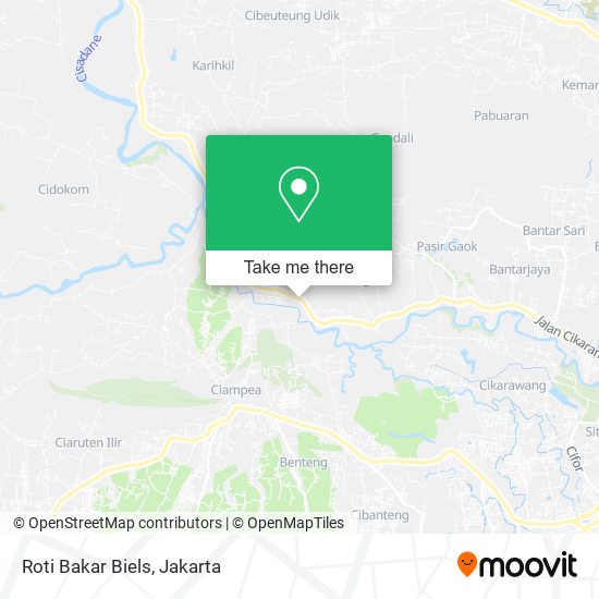 Roti Bakar Biels map