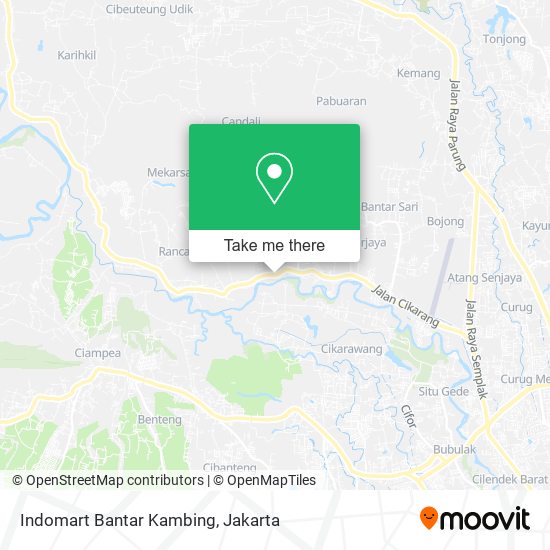 Indomart Bantar Kambing map