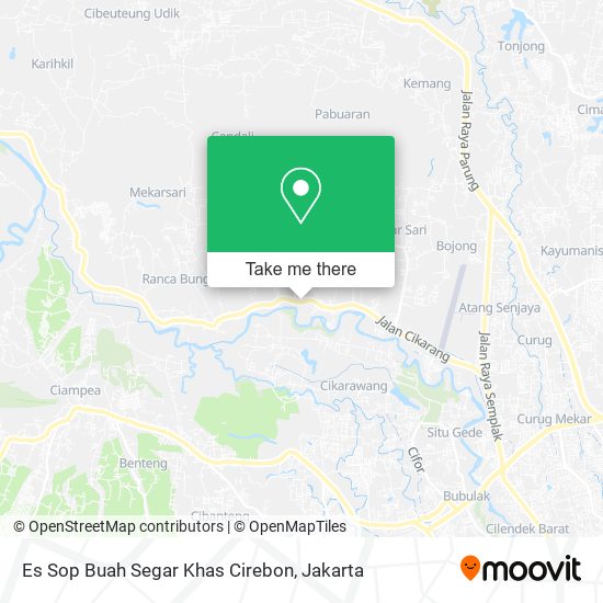 Es Sop Buah Segar Khas Cirebon map