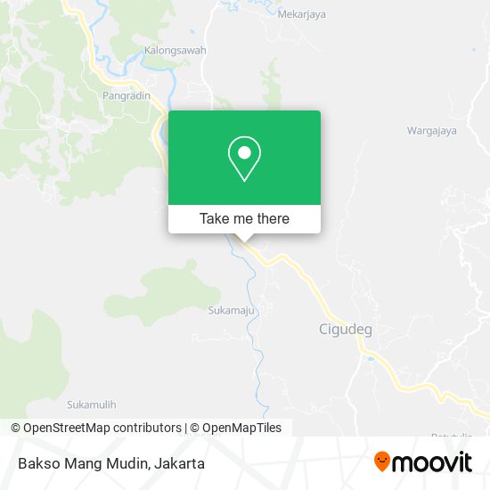 Bakso Mang Mudin map