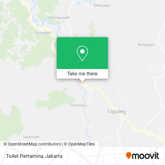 Toilet Pertamina map