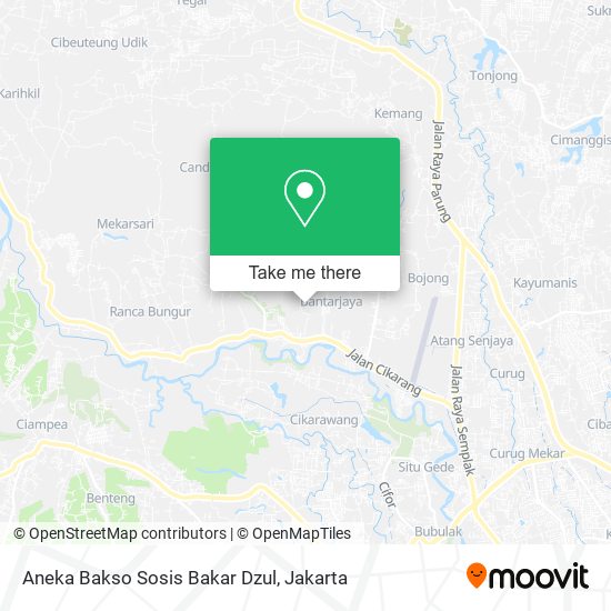 Aneka Bakso Sosis Bakar Dzul map