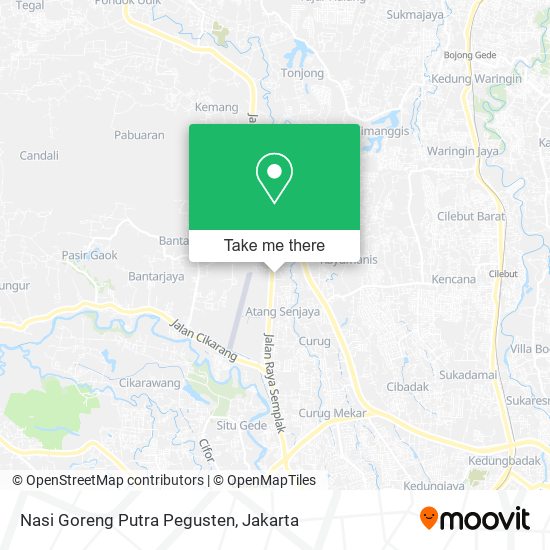 Nasi Goreng Putra Pegusten map