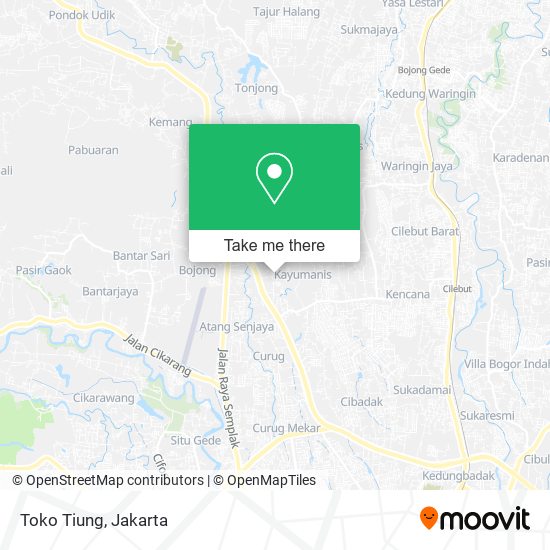 Toko Tiung map