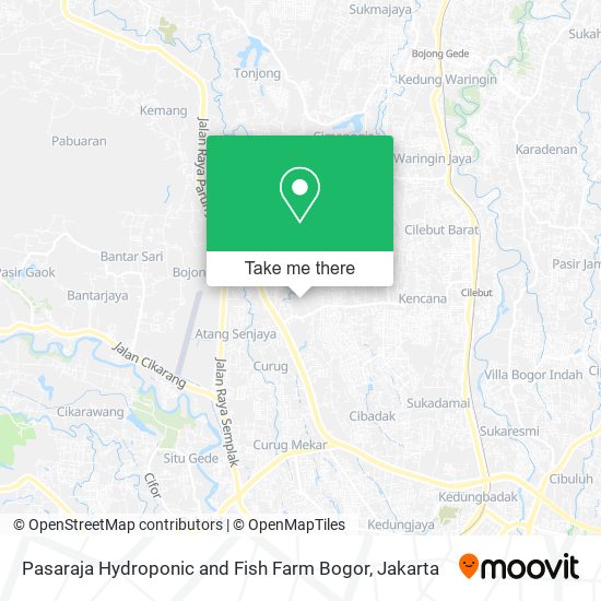 Pasaraja Hydroponic and Fish Farm Bogor map