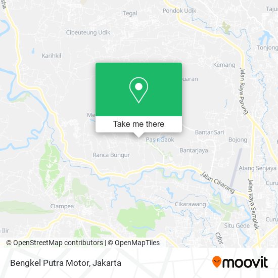 Bengkel Putra Motor map