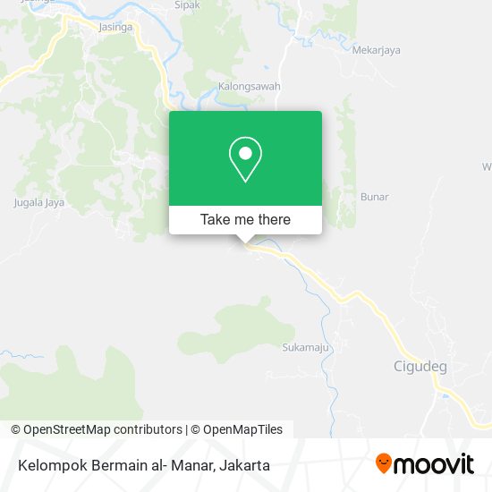 Kelompok Bermain al- Manar map