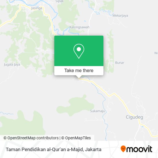 Taman Pendidikan al-Qur'an a-Majid map