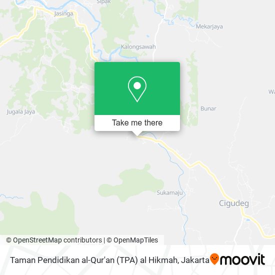 Taman Pendidikan al-Qur'an (TPA) al Hikmah map