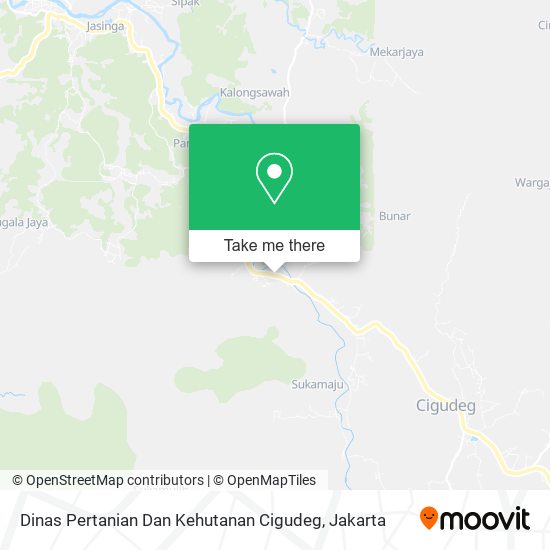Dinas Pertanian Dan Kehutanan Cigudeg map