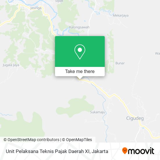 Unit Pelaksana Teknis Pajak Daerah XI map