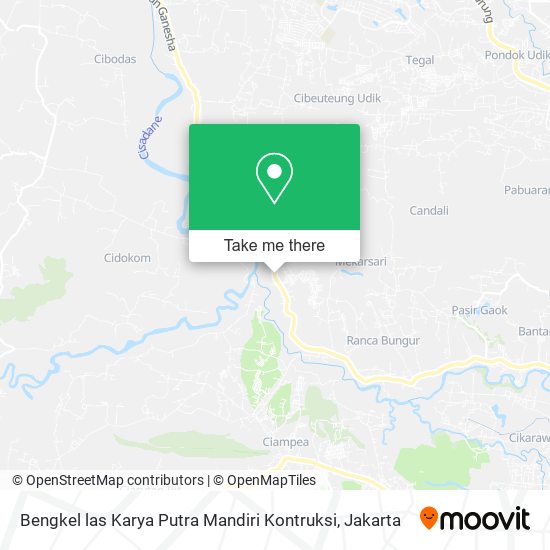 Bengkel las Karya Putra Mandiri Kontruksi map