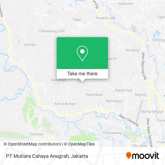 PT Mutiara Cahaya Anugrah map