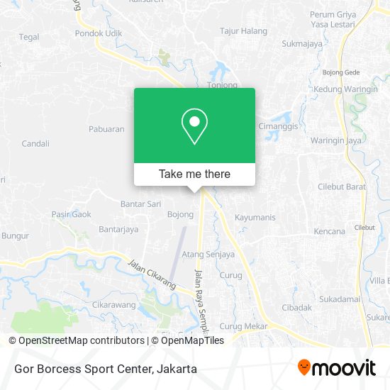 Gor Borcess Sport Center map